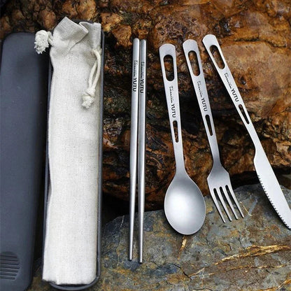 Titanium Outdoor Dining Set